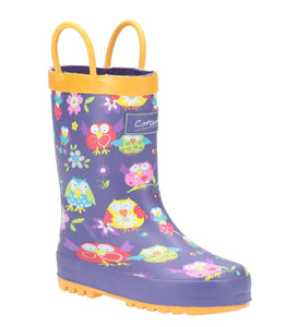 Cotswold Owl Puddle Boots - Wellies