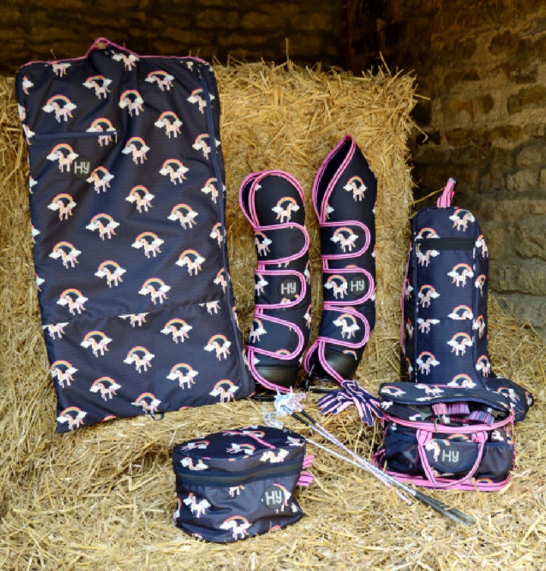 Hy Equestrian Unicorn Hat Bag