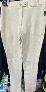 Tally Ho Ladies Beige Jodphurs Size 28”R