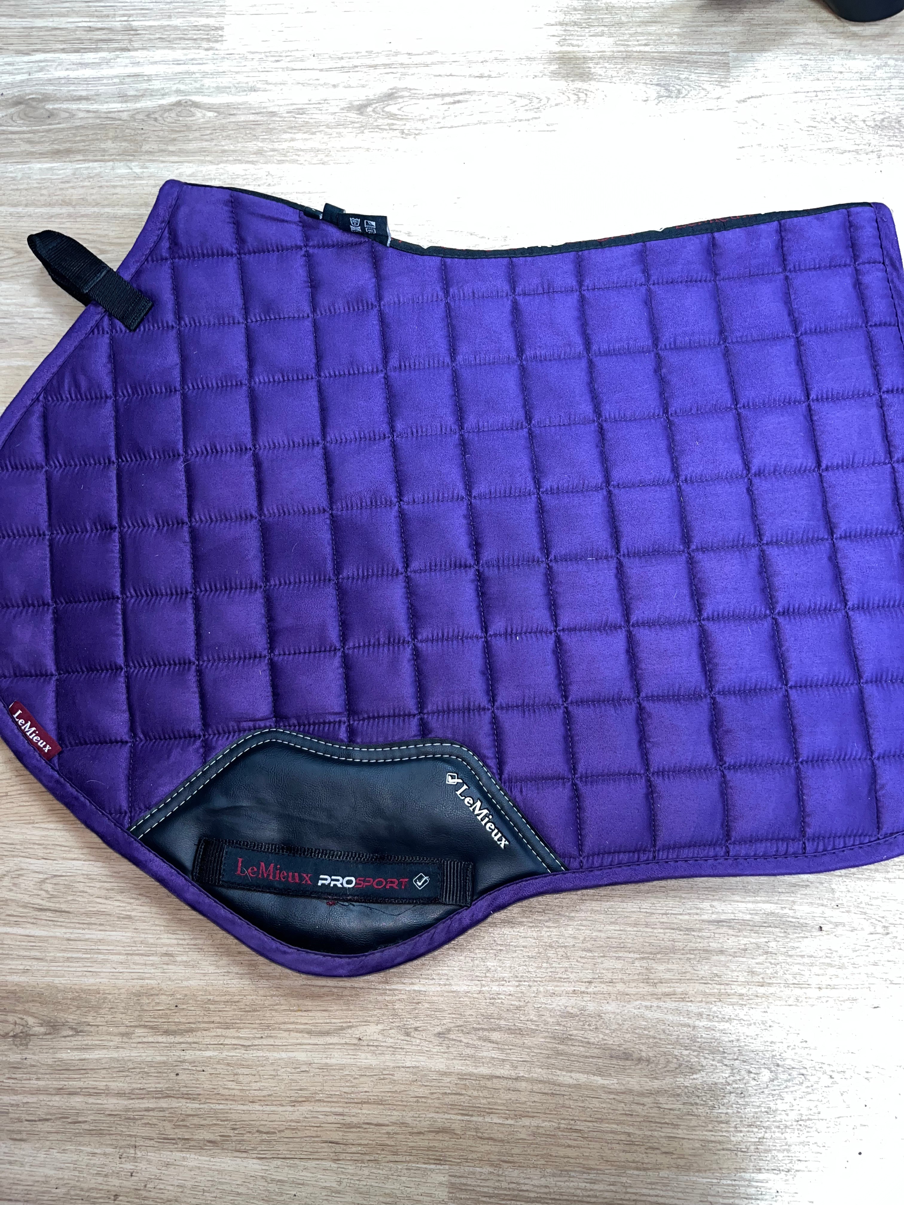 Lemieux Pro Sport Cc Saddle Pad Size Large Purple