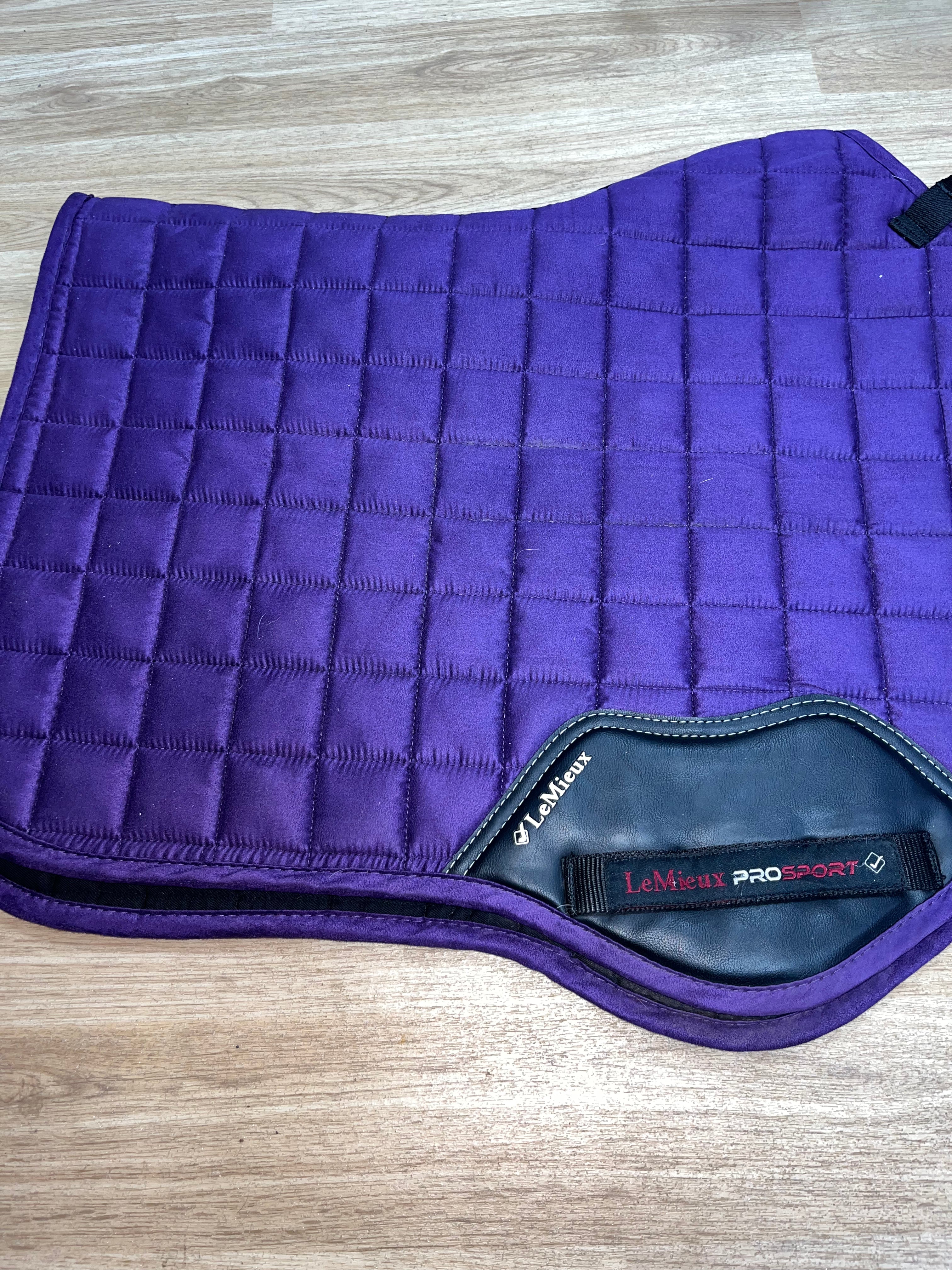 Lemieux Pro Sport Cc Saddle Pad Size Large Purple