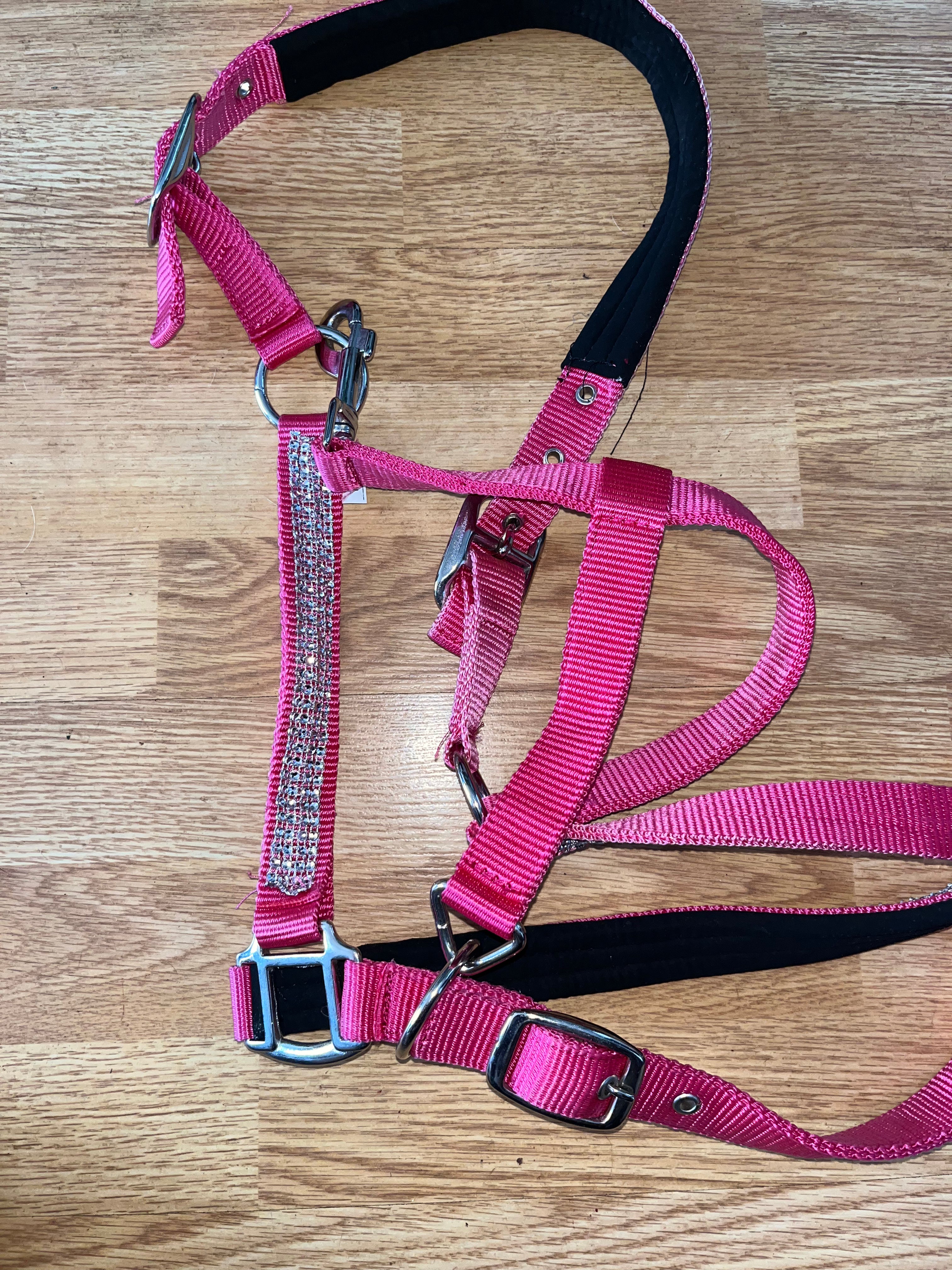 Pink Bling Headcollar Full