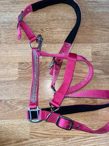 Pink Bling Headcollar Full