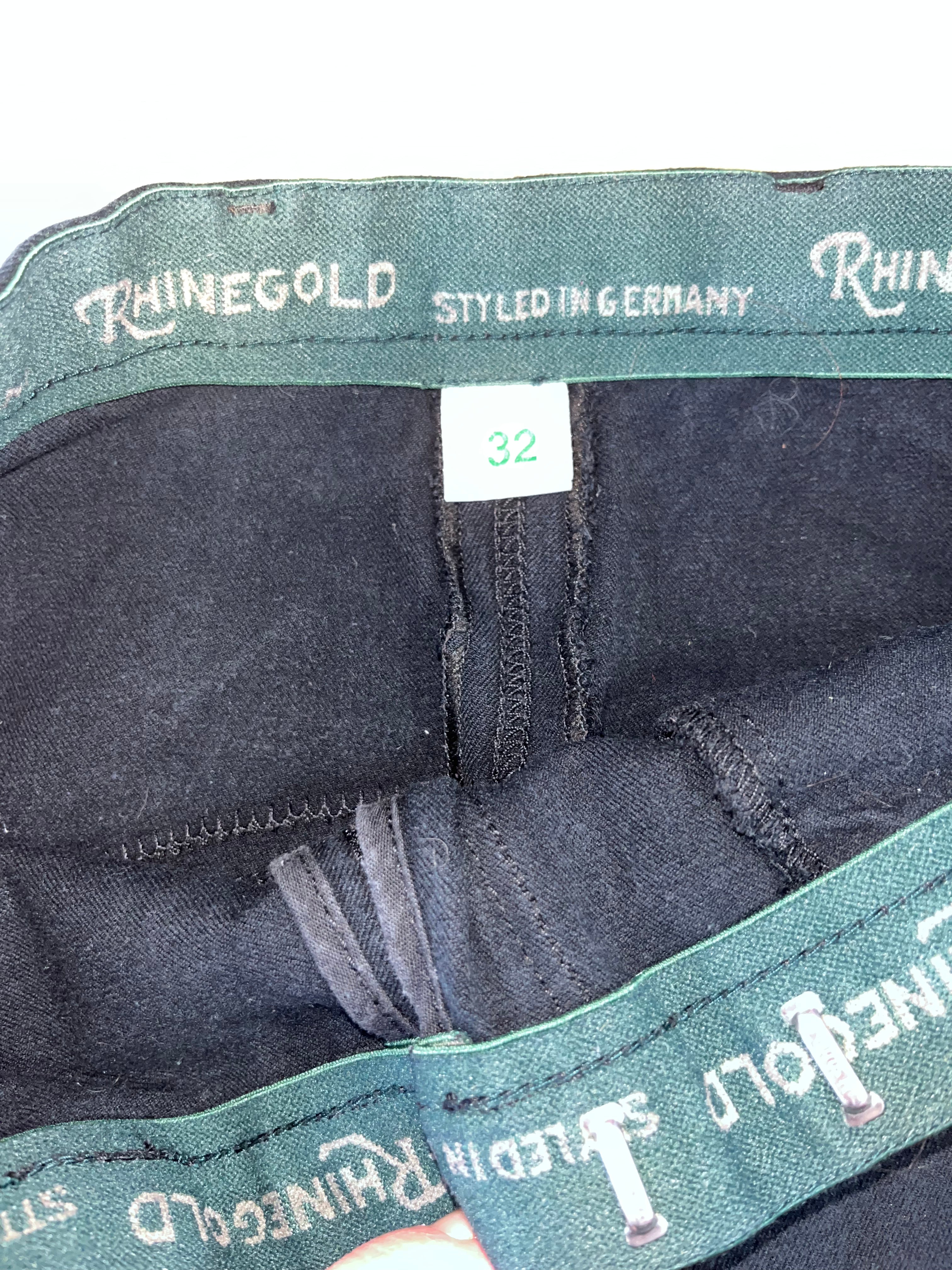 Rhinegold Ladies Breeches Full Suede Seat Size 32”