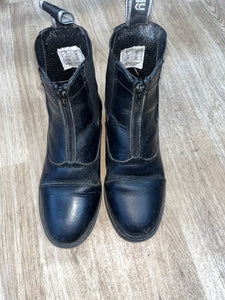 Hy Zip Jodphur Boots Size 3 Black