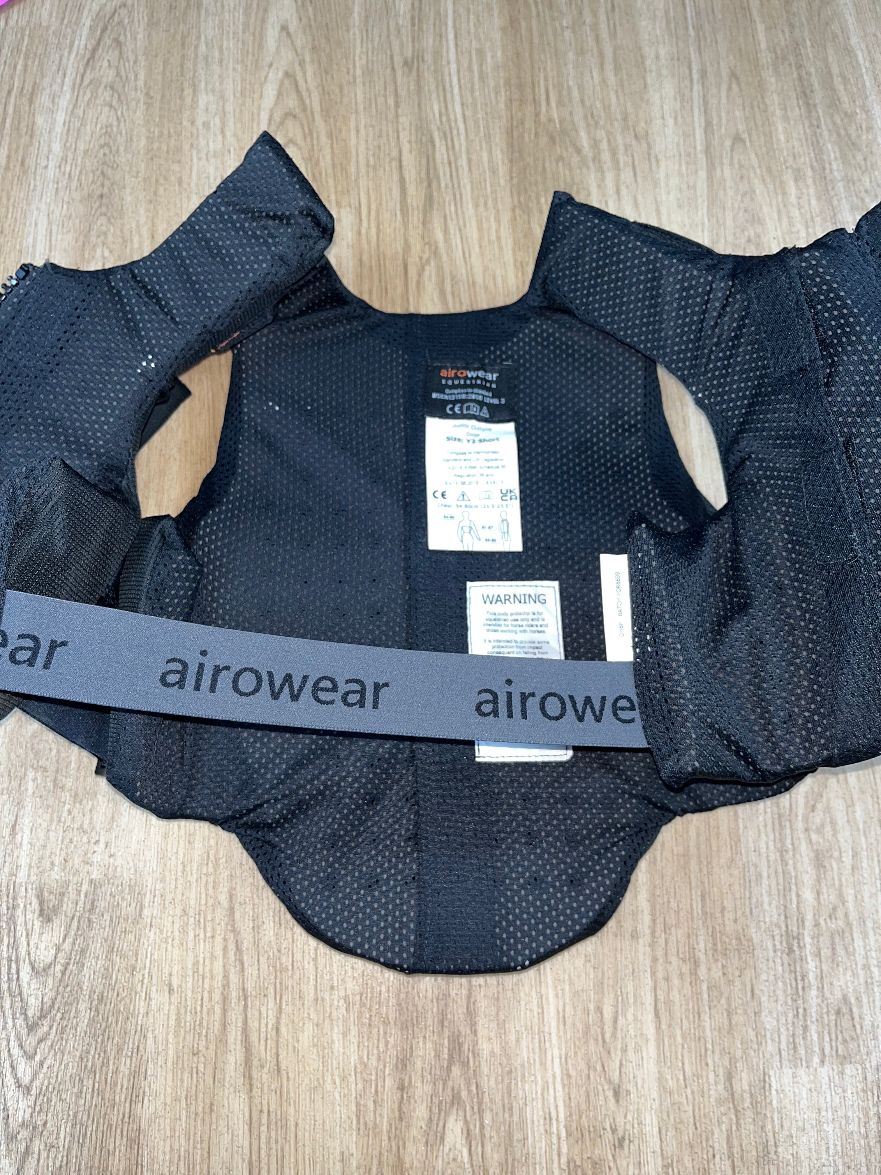 Airowear Junior Outlyne Y2Short 2018 Level 3 Body Protector