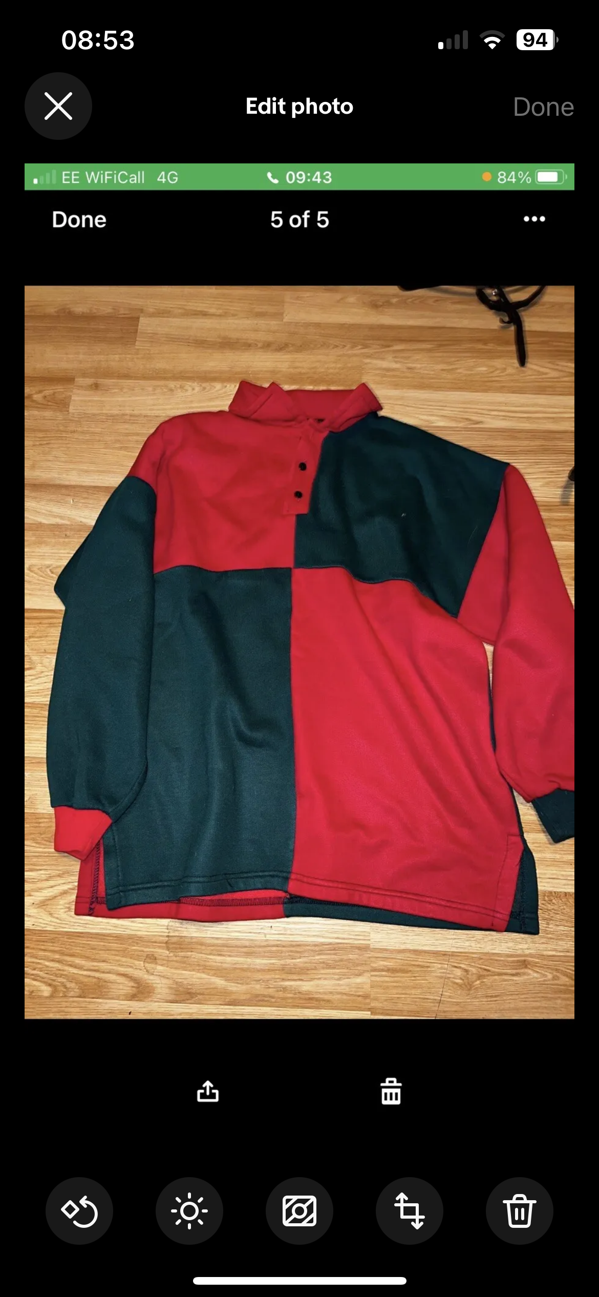 Ladies Ride And Groom Quarter Jumper Size Medium