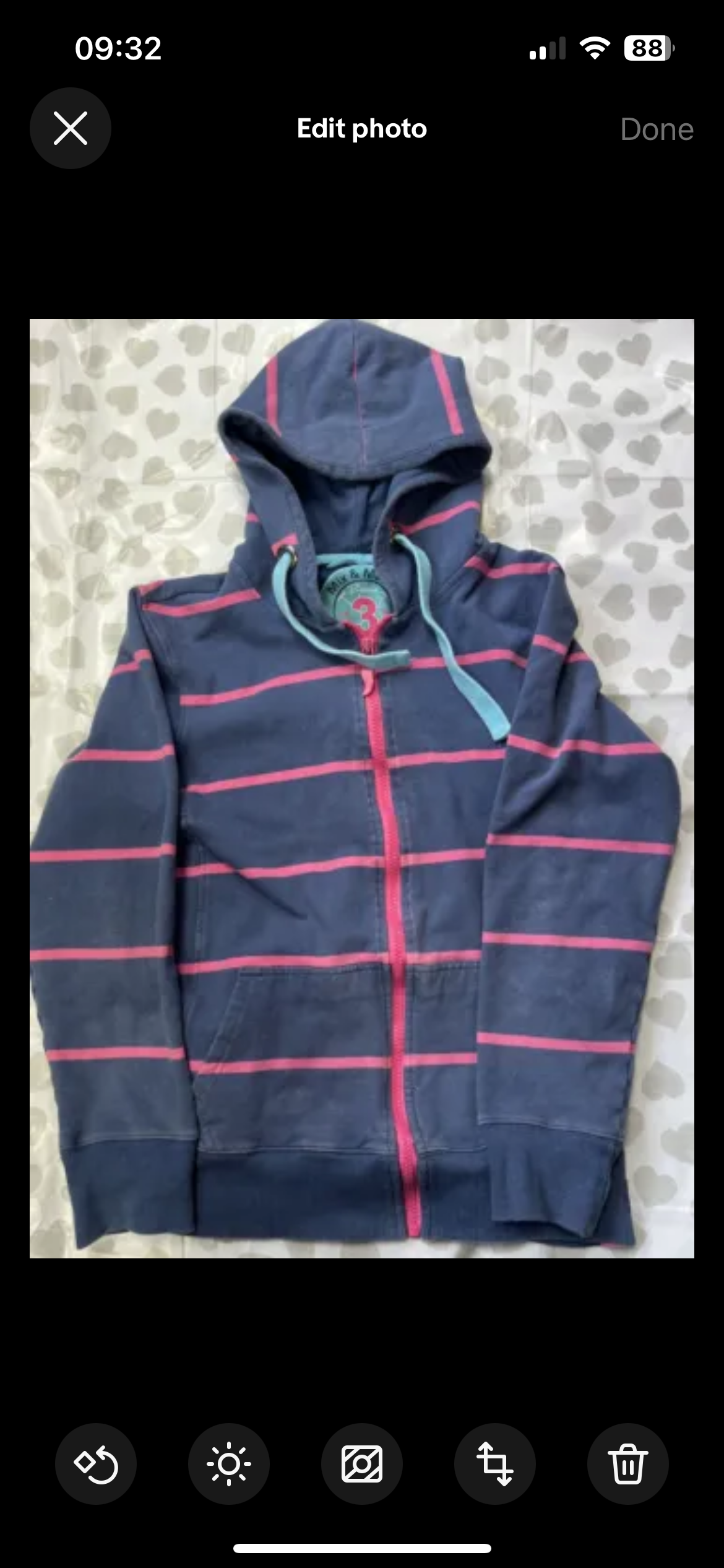 Rydale Mix And Match Hoodie Jacket Size Medium