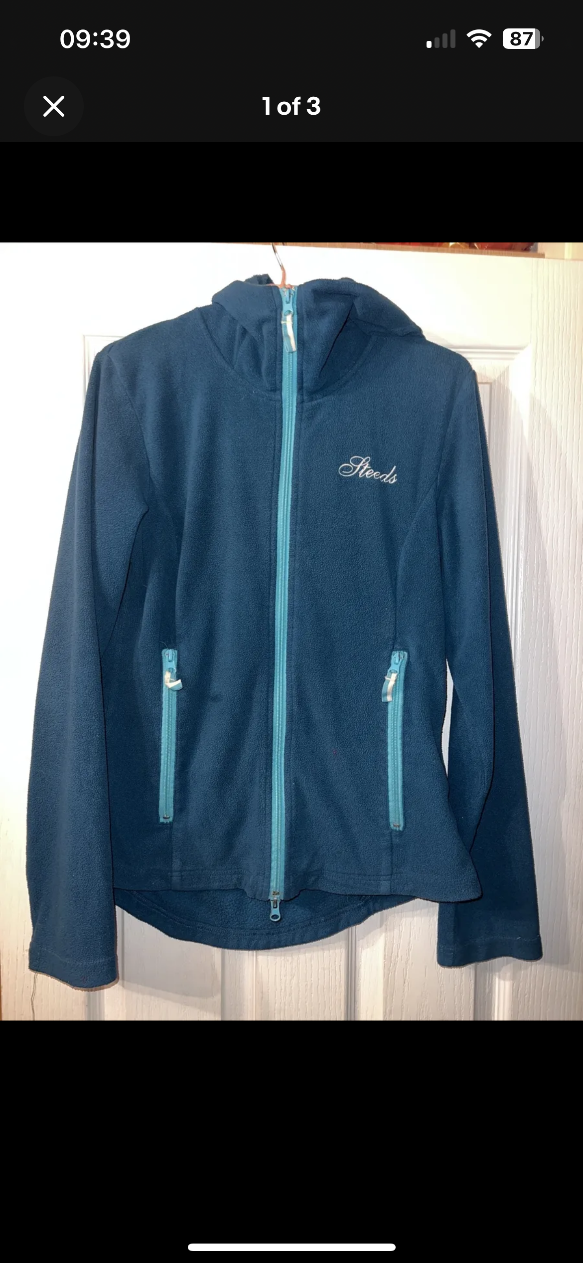 Steeds Fleece Jacket Size Medium