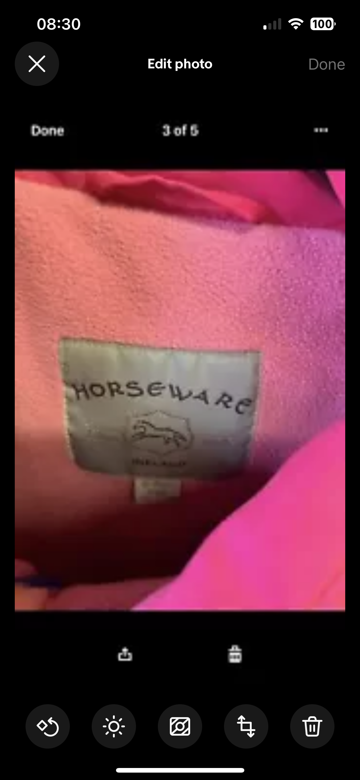 Horseware Ireland Jacket Size 15/16 Years