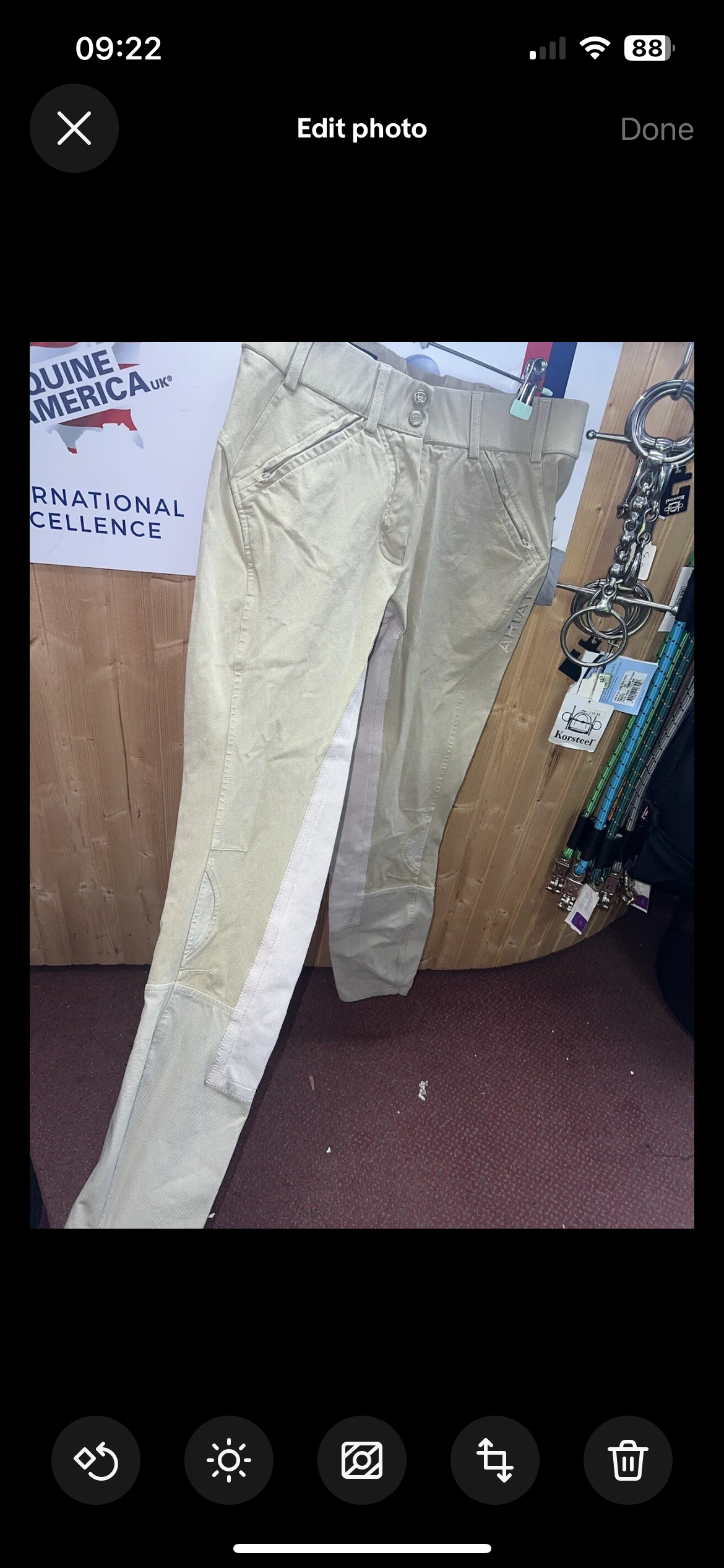 Ariat Breeches Size 26”L