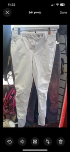 Tattini White Breeches Size 26”