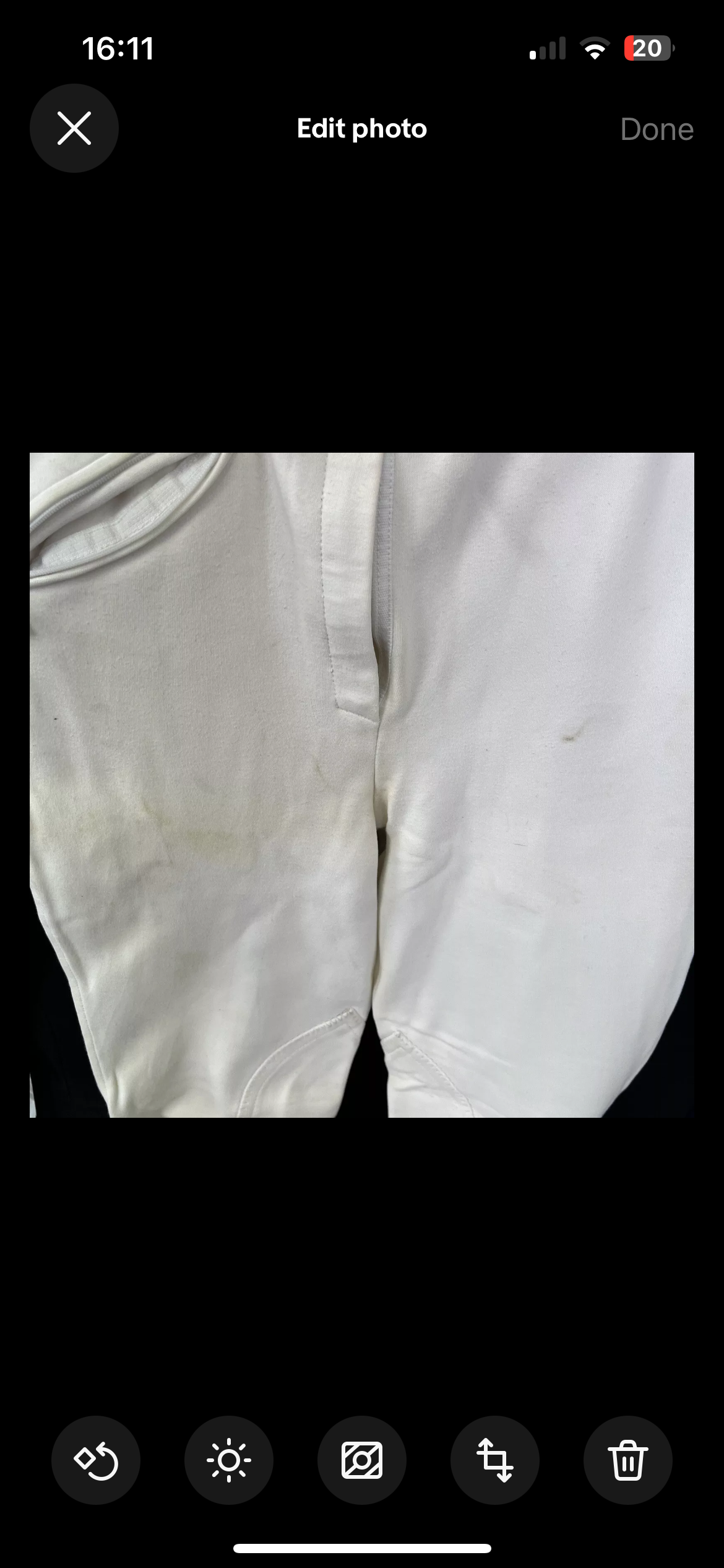 Royston White Jodphurs Size 28”