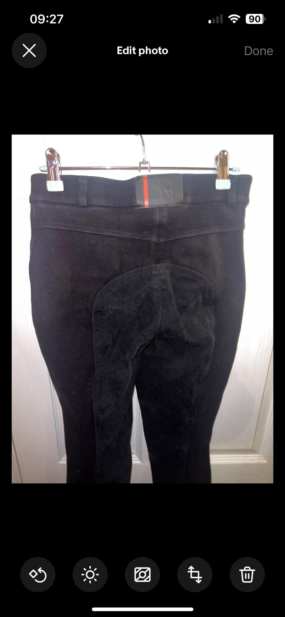 Horseware Black Ladies Breeches Size 28”