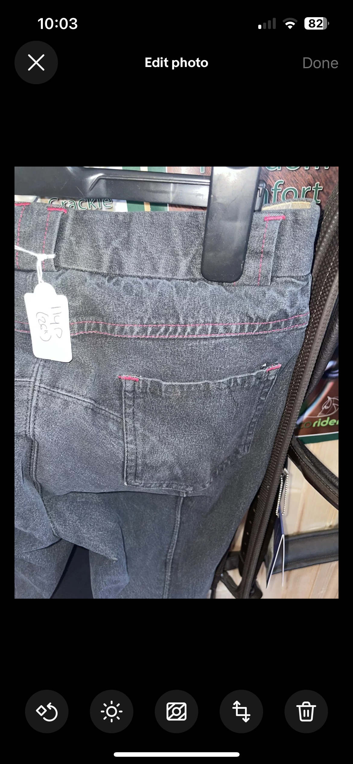 HKM Children’s Denim Look Breeches Size 11 Years