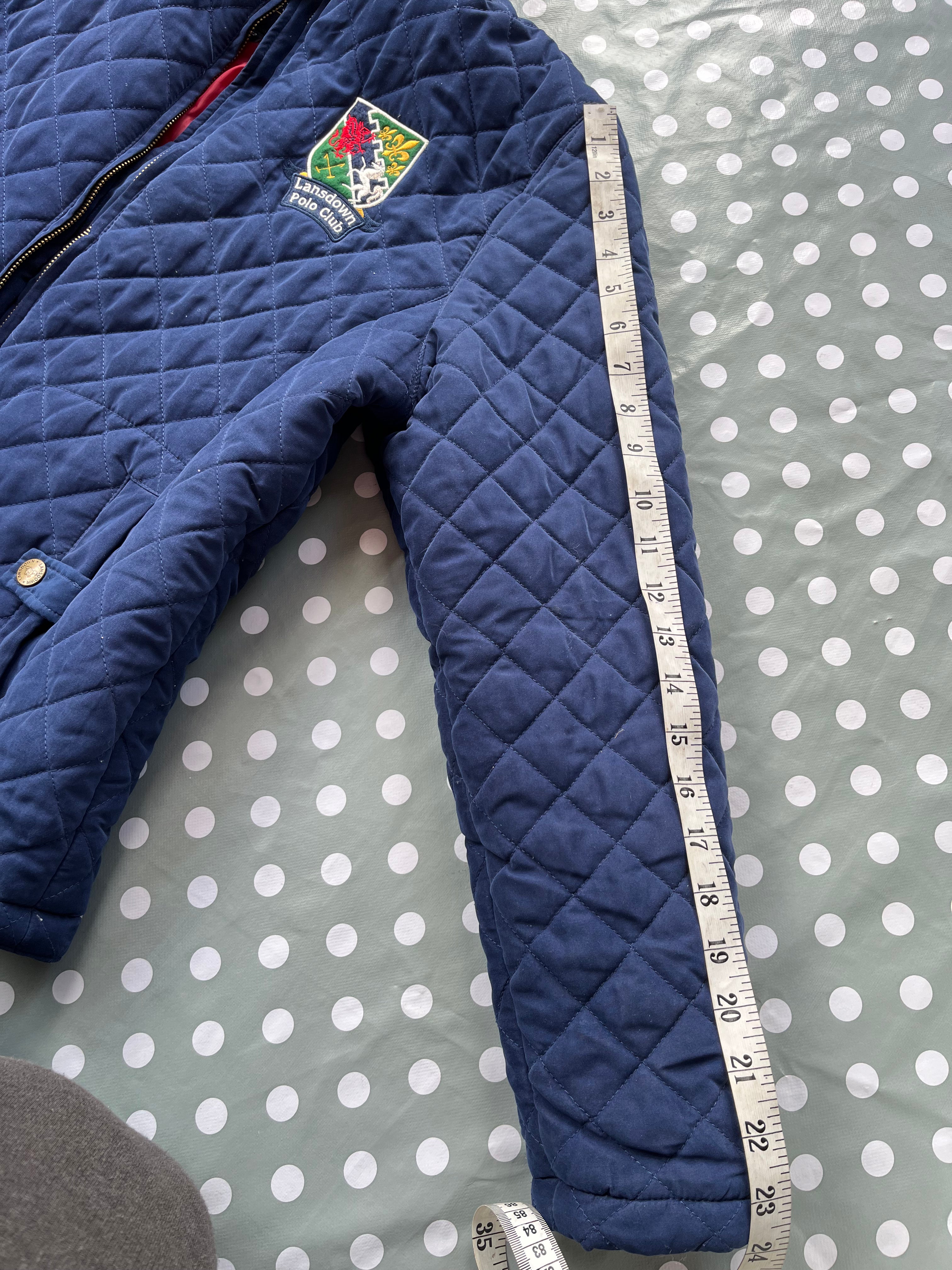 Lansdown Polo Club Ladies Riding Coat Blue Size 12