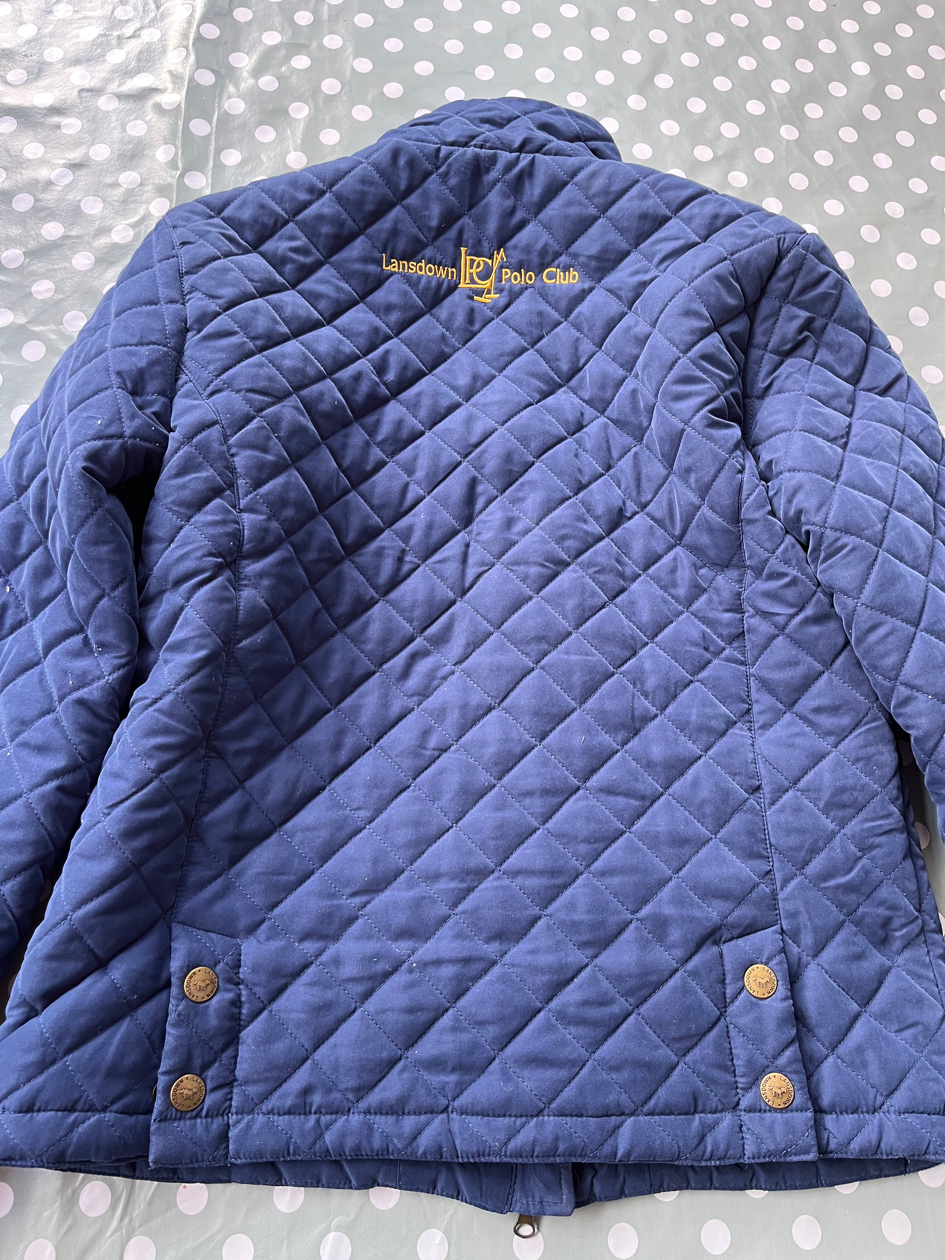 Lansdown Polo Club Ladies Riding Coat Blue Size 12