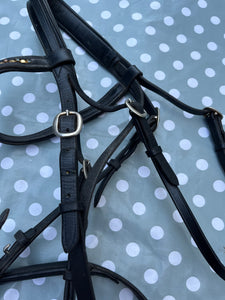 Black Bridle Warmblood / Gem Browband # 68