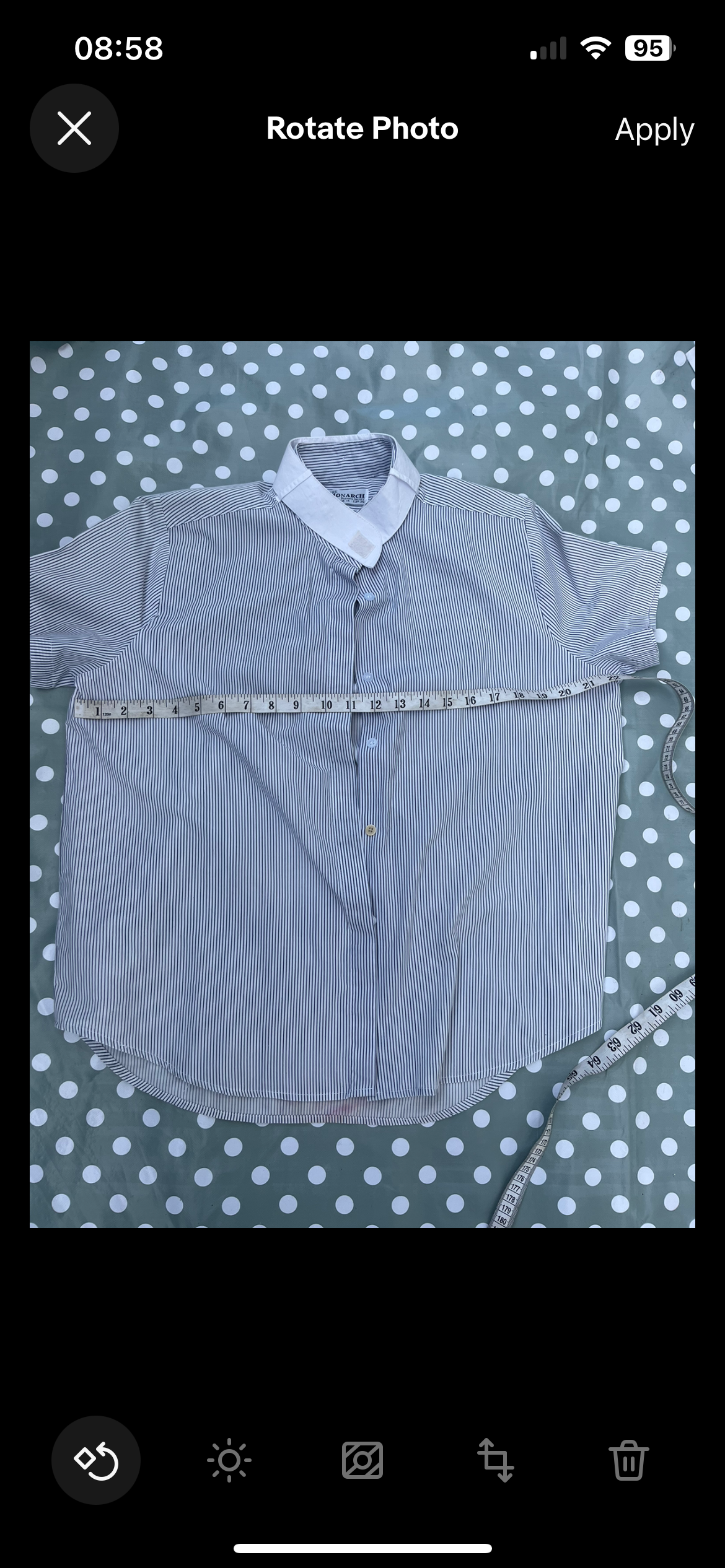 Monarch Ladies Stock Shirt Size 14