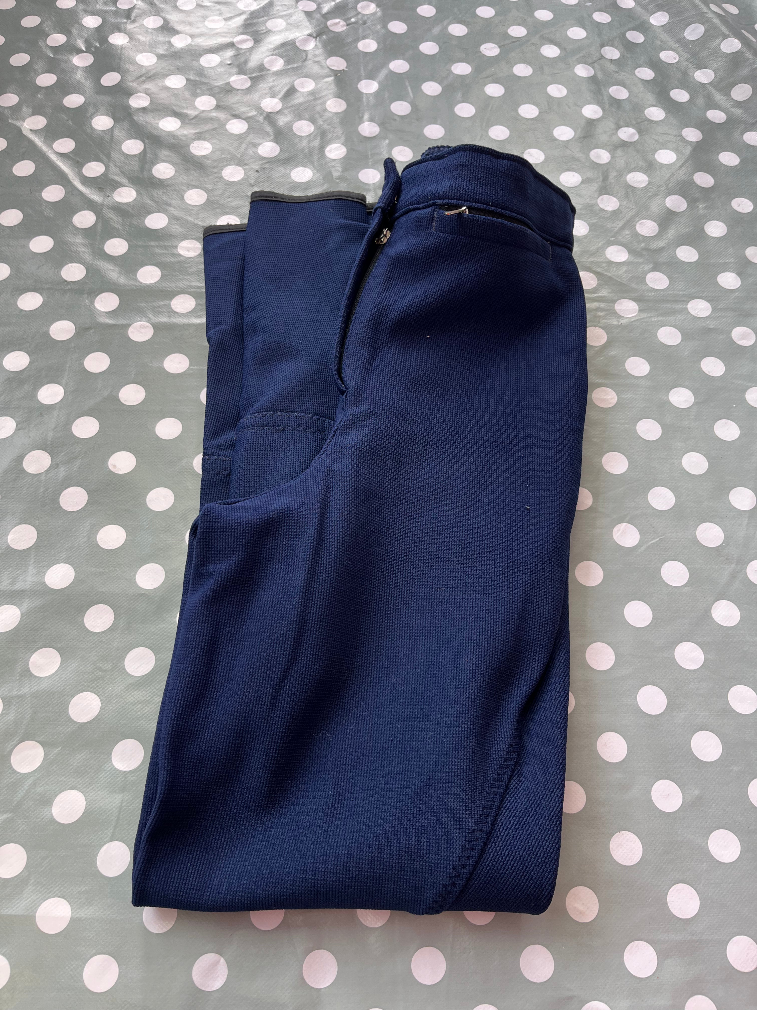 Harry Hall Childrens Navy Breeches Size 24” Leg 66 R