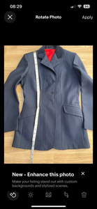 Gorringe Show Jacket Navy Size 12