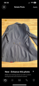 Gorringe Show Jacket Navy Size 12