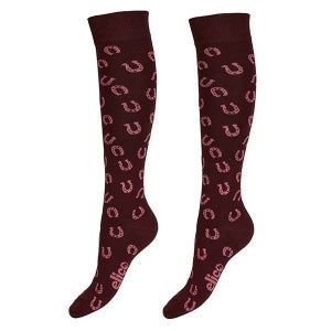 Elico Bamboo Socks: Horseshoe