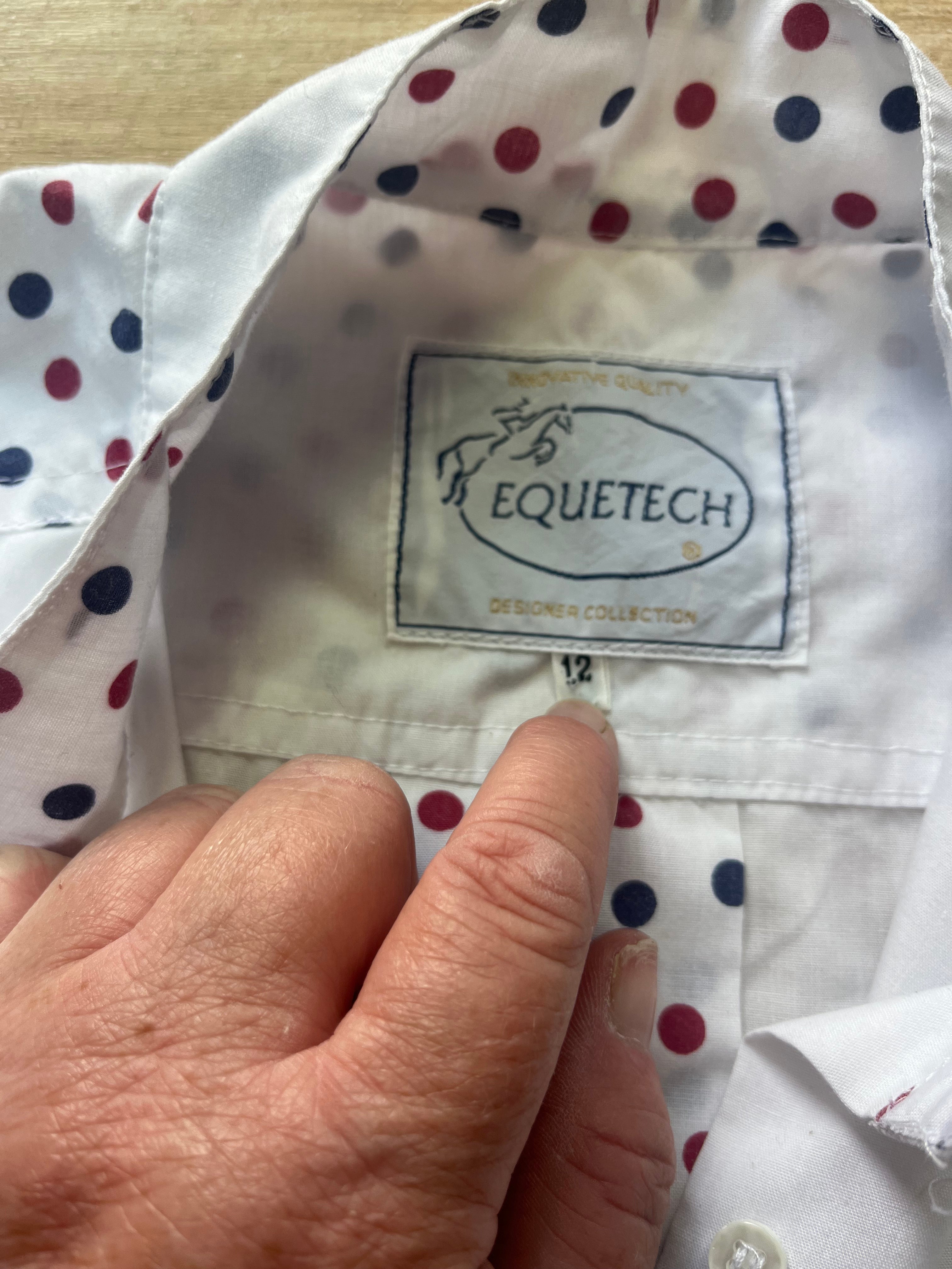 Equetech Show Shirt Size 12