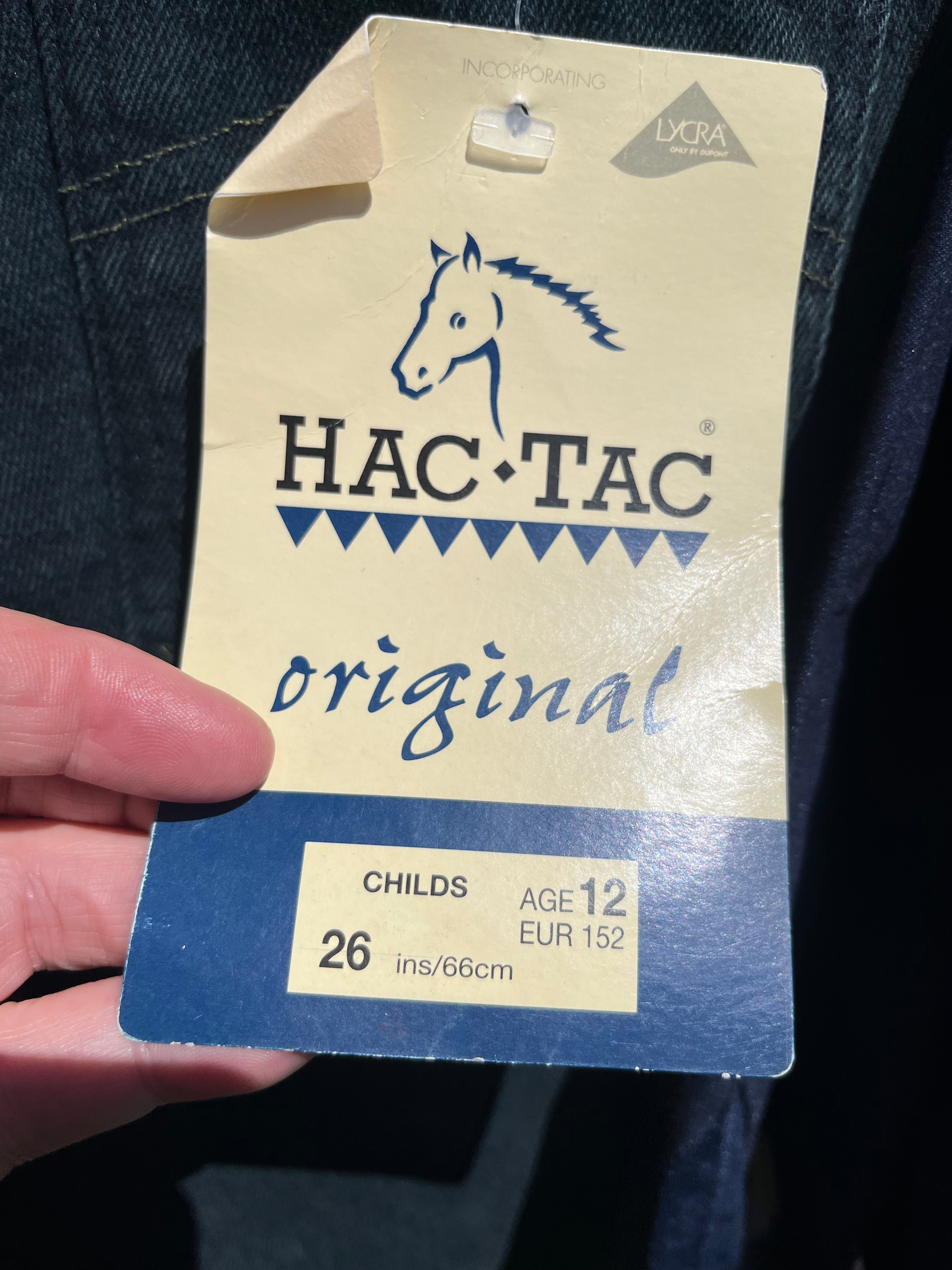 Hac - Tac Children’s Jodphurs Age 12 26”