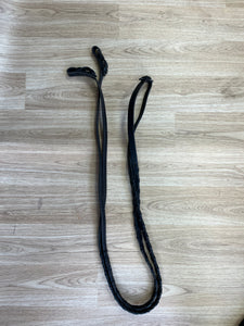 Lace Reins Cob Black # 6