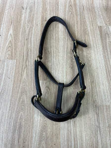 Leather Headcollar Full Brown