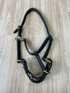 Leather Headcollar Full Brown