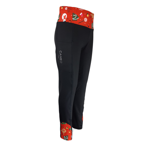 Junior Zest Riding Tights Christmas