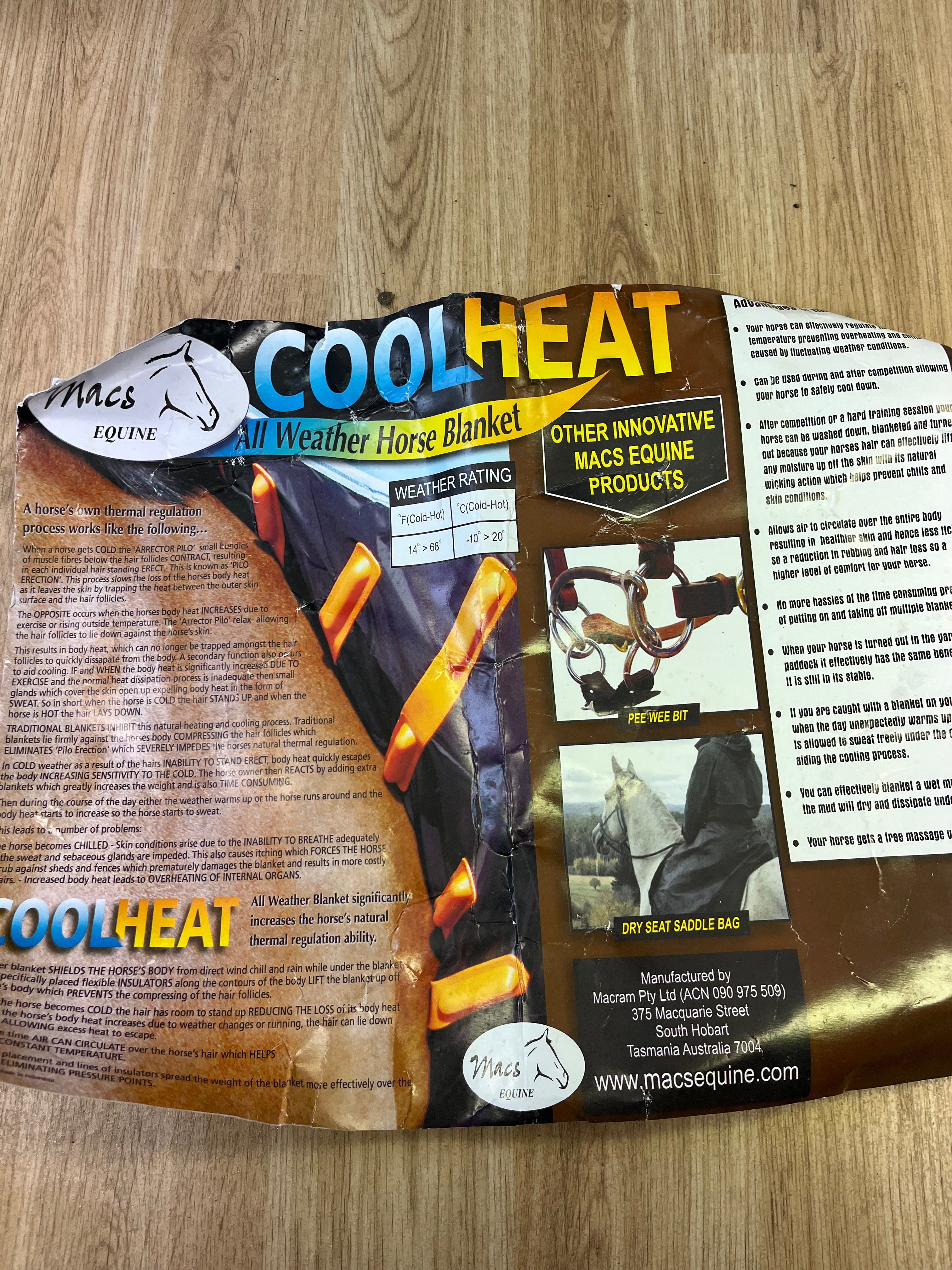 Macs Equine Cool Heat Turnout Neck Medium