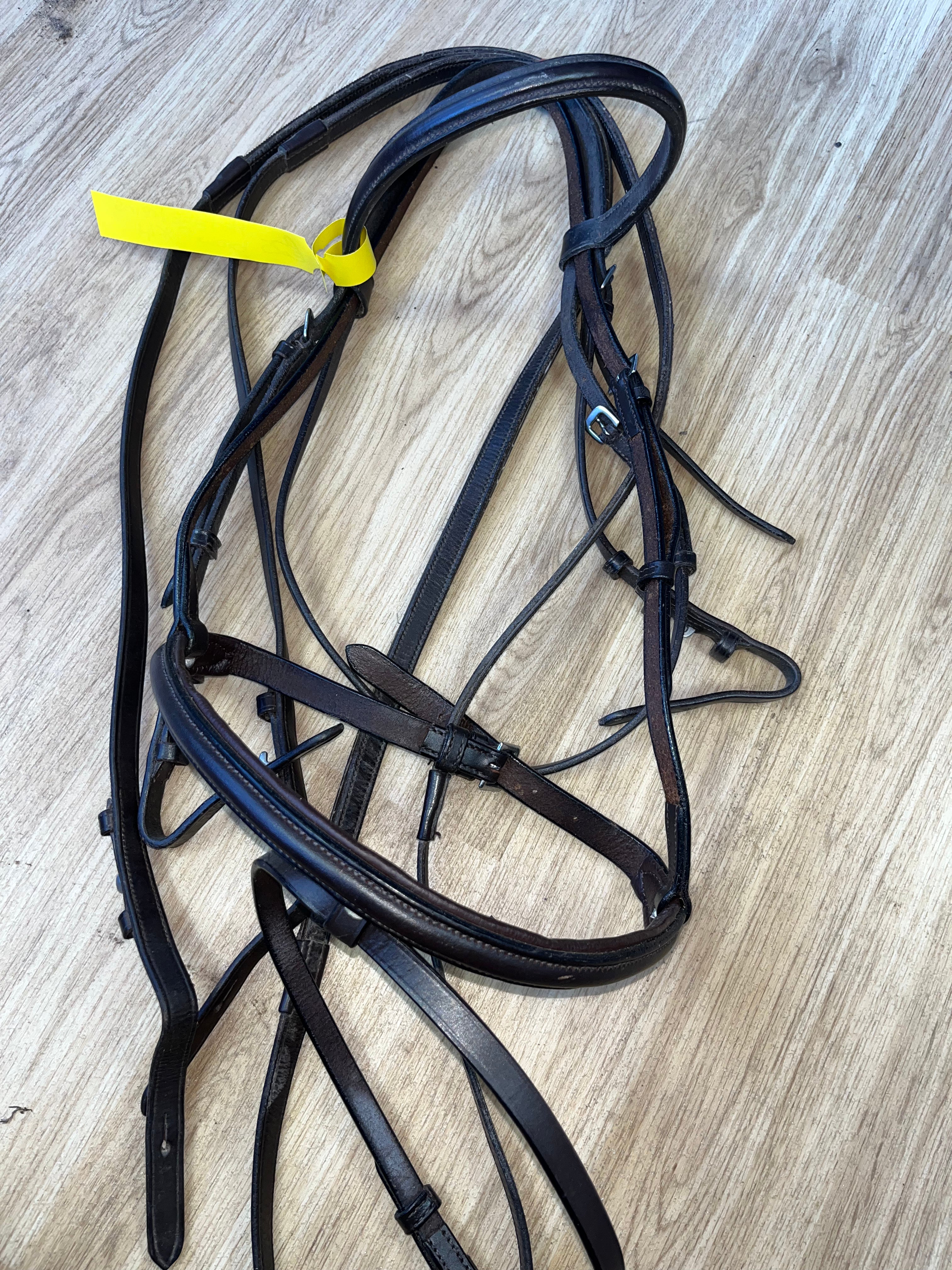 Heritage Bridle Full Brown / Grip Reins #41