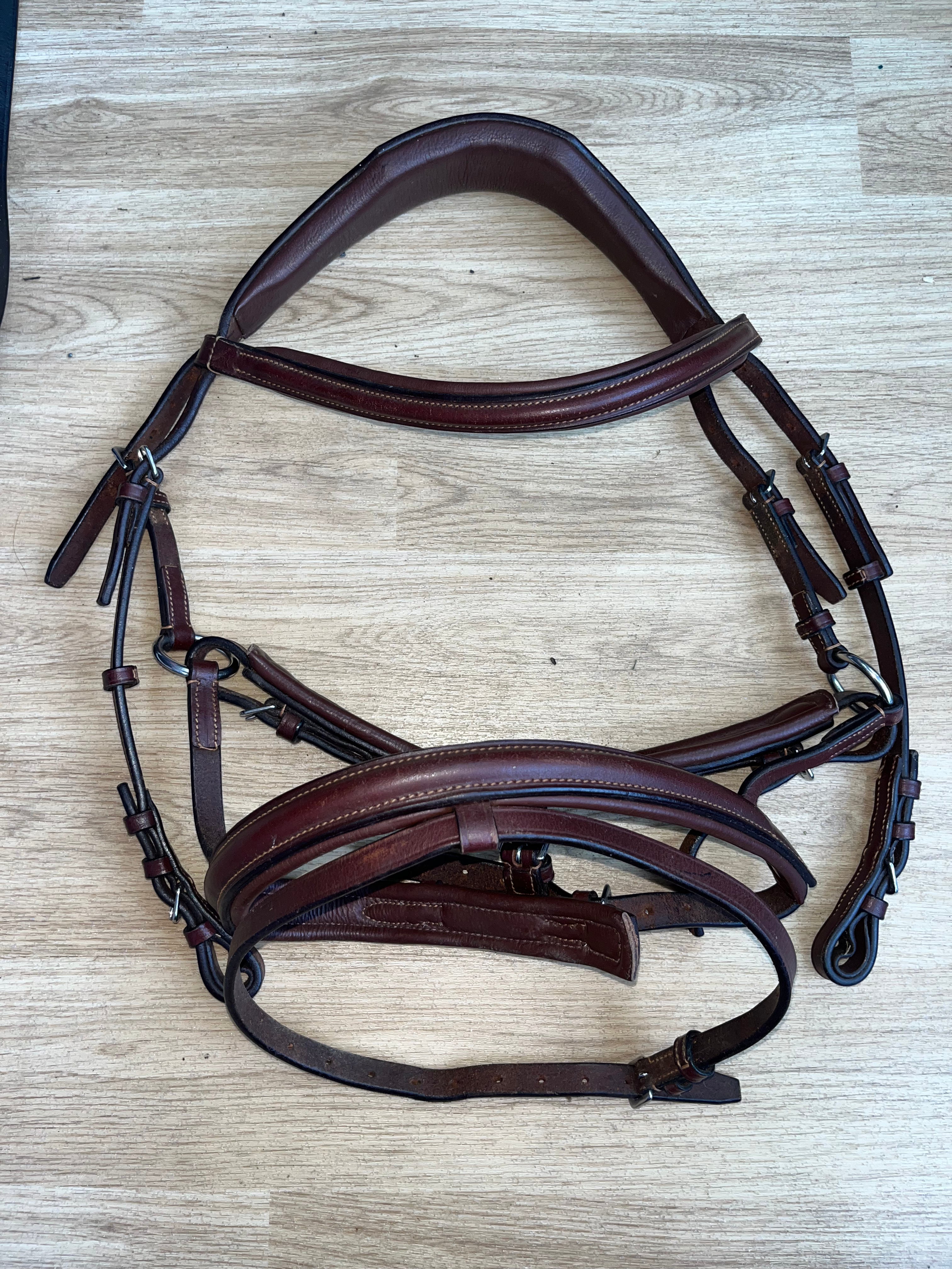 Anatomical Bridle Full Rich Brown