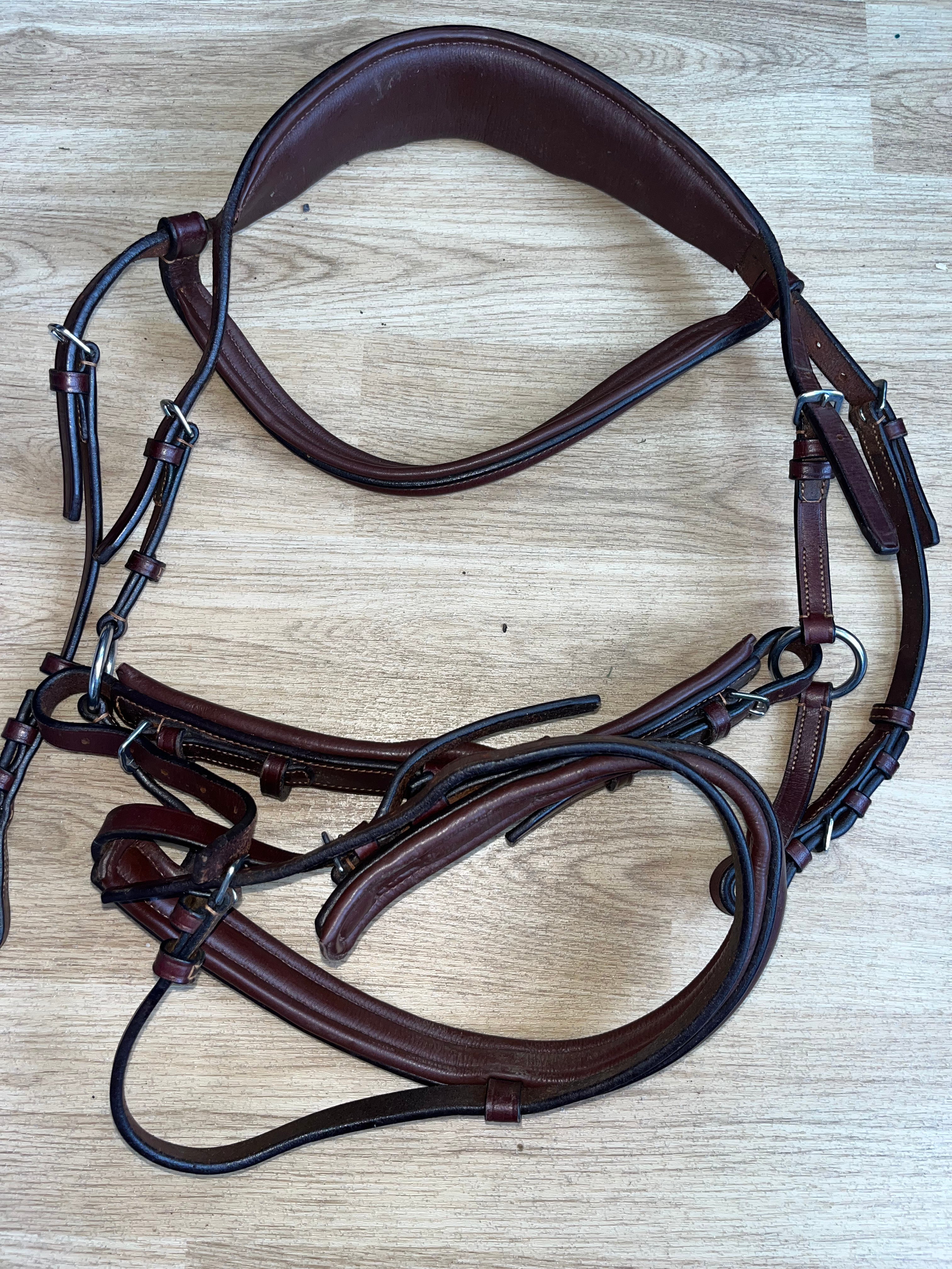 Anatomical Bridle Full Rich Brown