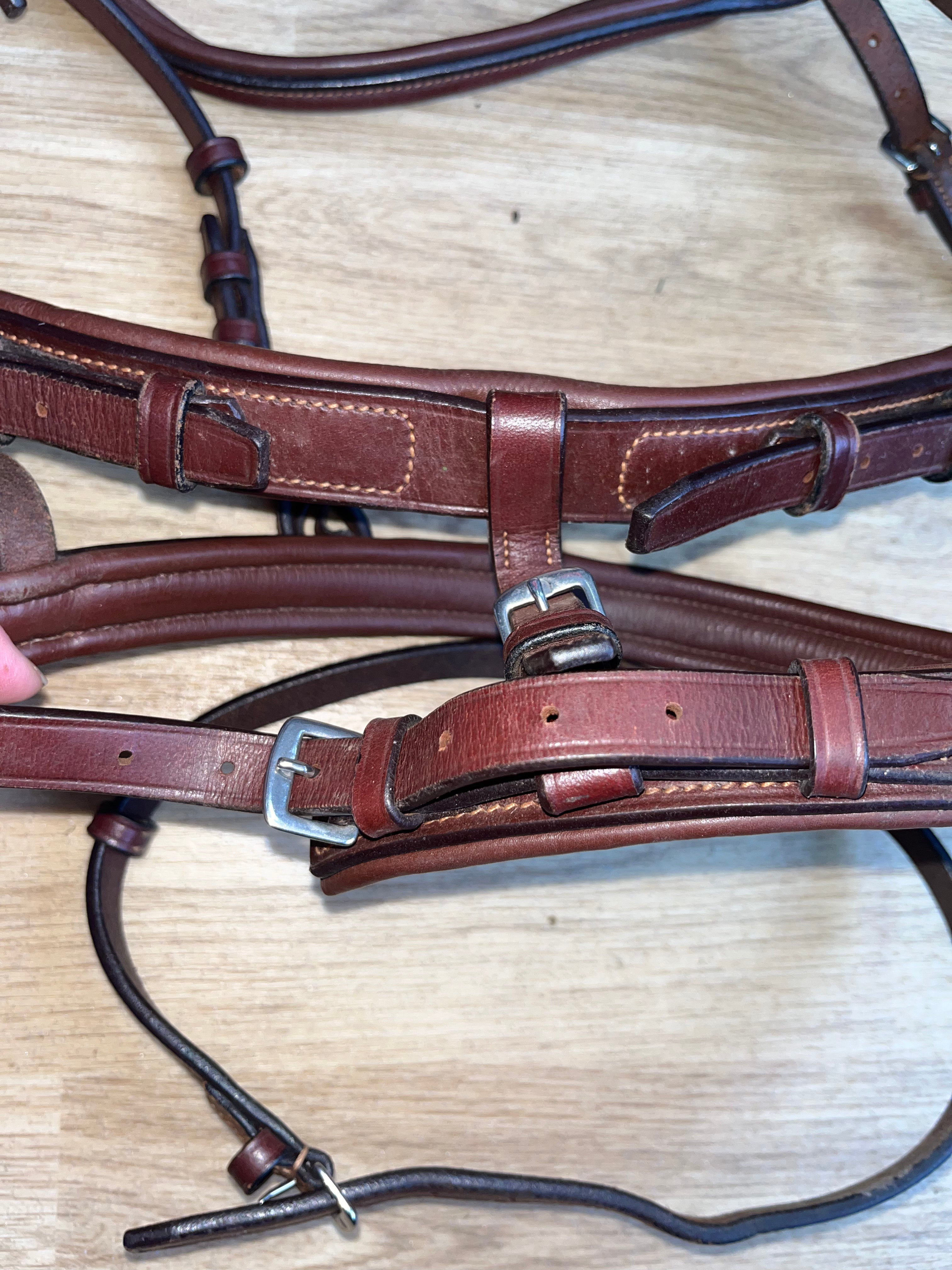 Anatomical Bridle Full Rich Brown