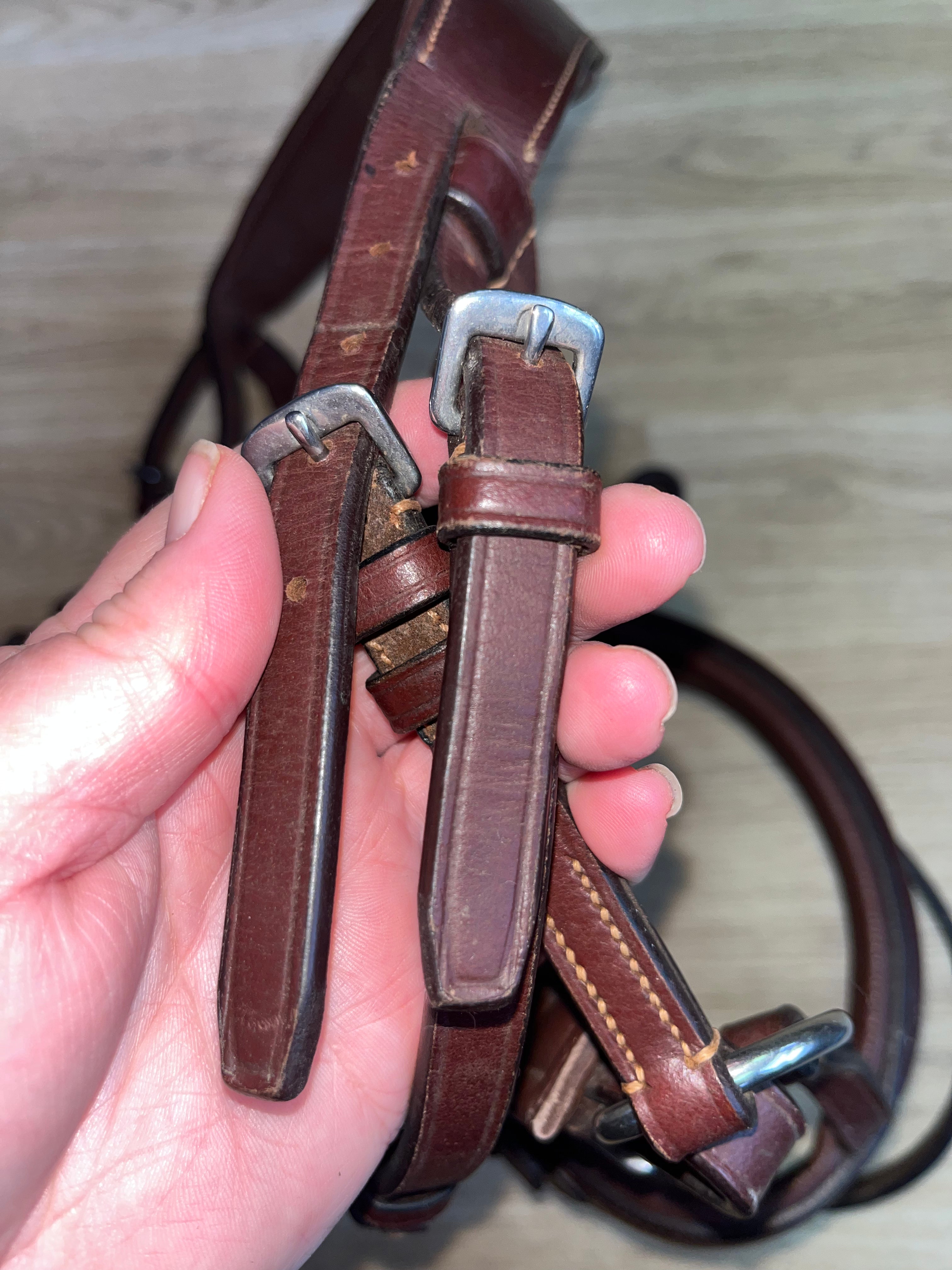 Anatomical Bridle Full Rich Brown