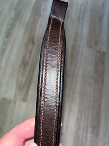 Micklem Brow Band Brown 16’ Long