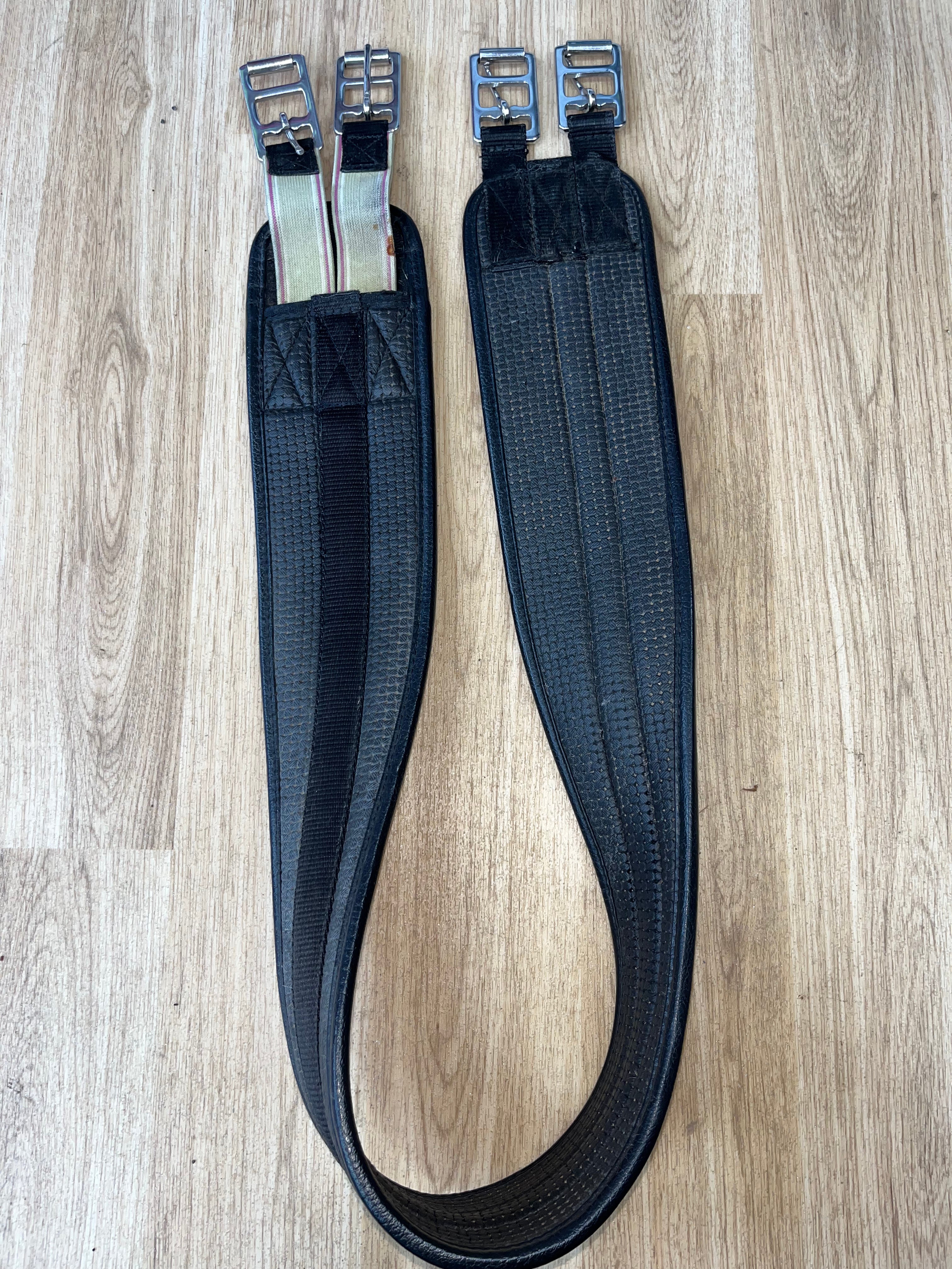 Loveson Black Girth Elasicated One End 50”