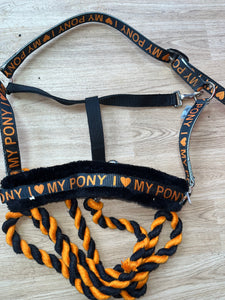 Rhinegold I Love My Pony Headcollar / Lead Rope Full