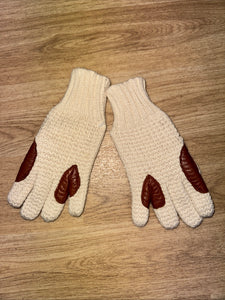 NEW Crochet Knitted Hunting Gloves - 8 / 10 Years