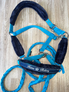 Fouganza Horse Riding Headcollar And Lead Rope Full