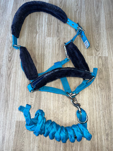 Fouganza Horse Riding Headcollar And Lead Rope Full