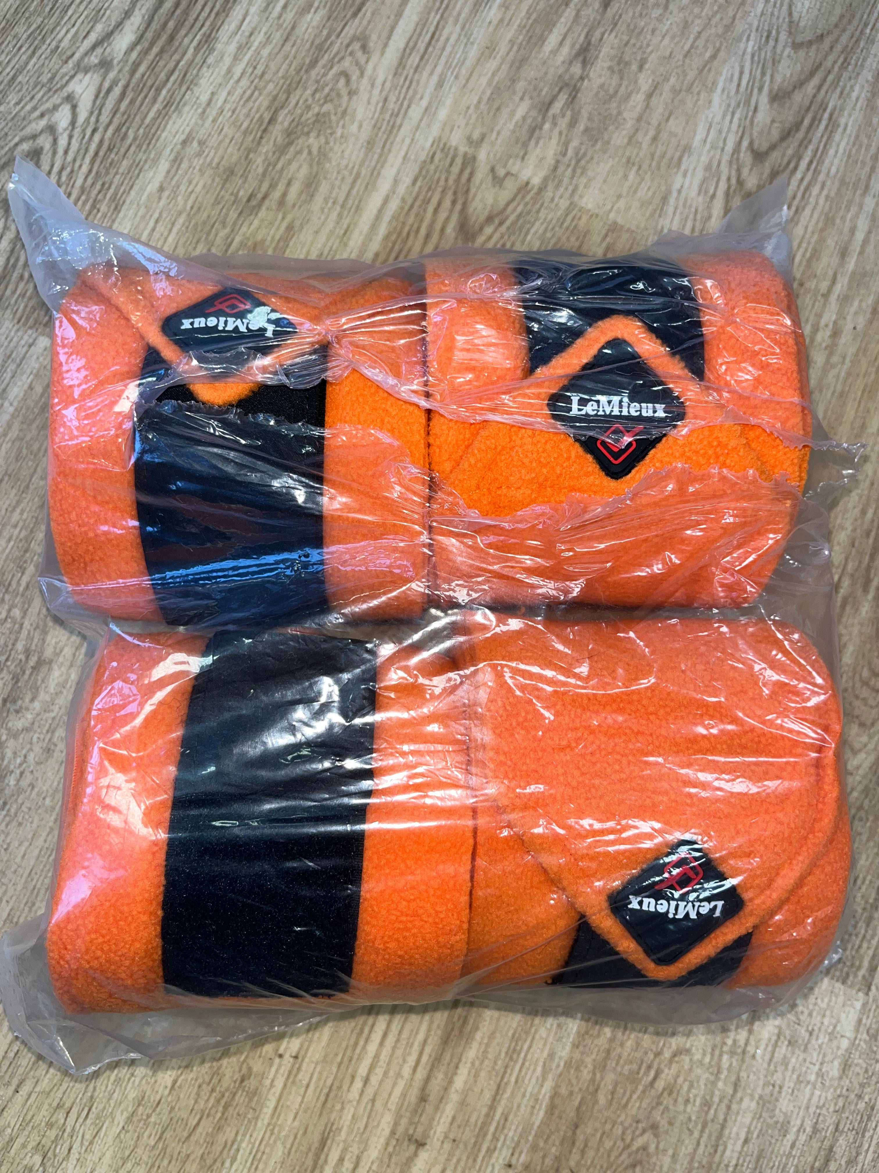 Lemieux Orange Fleece Bandages