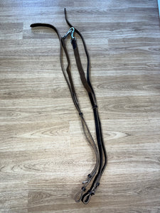 Side Reins Brown Full Elasicated Both Ends