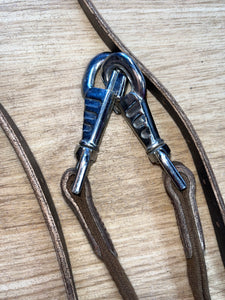 Side Reins Brown Full Elasicated Both Ends