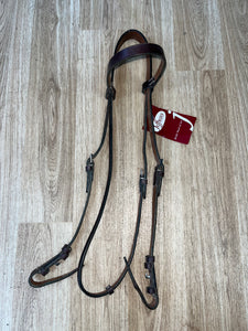 Jeffries Havana Bridle Headstall Cob