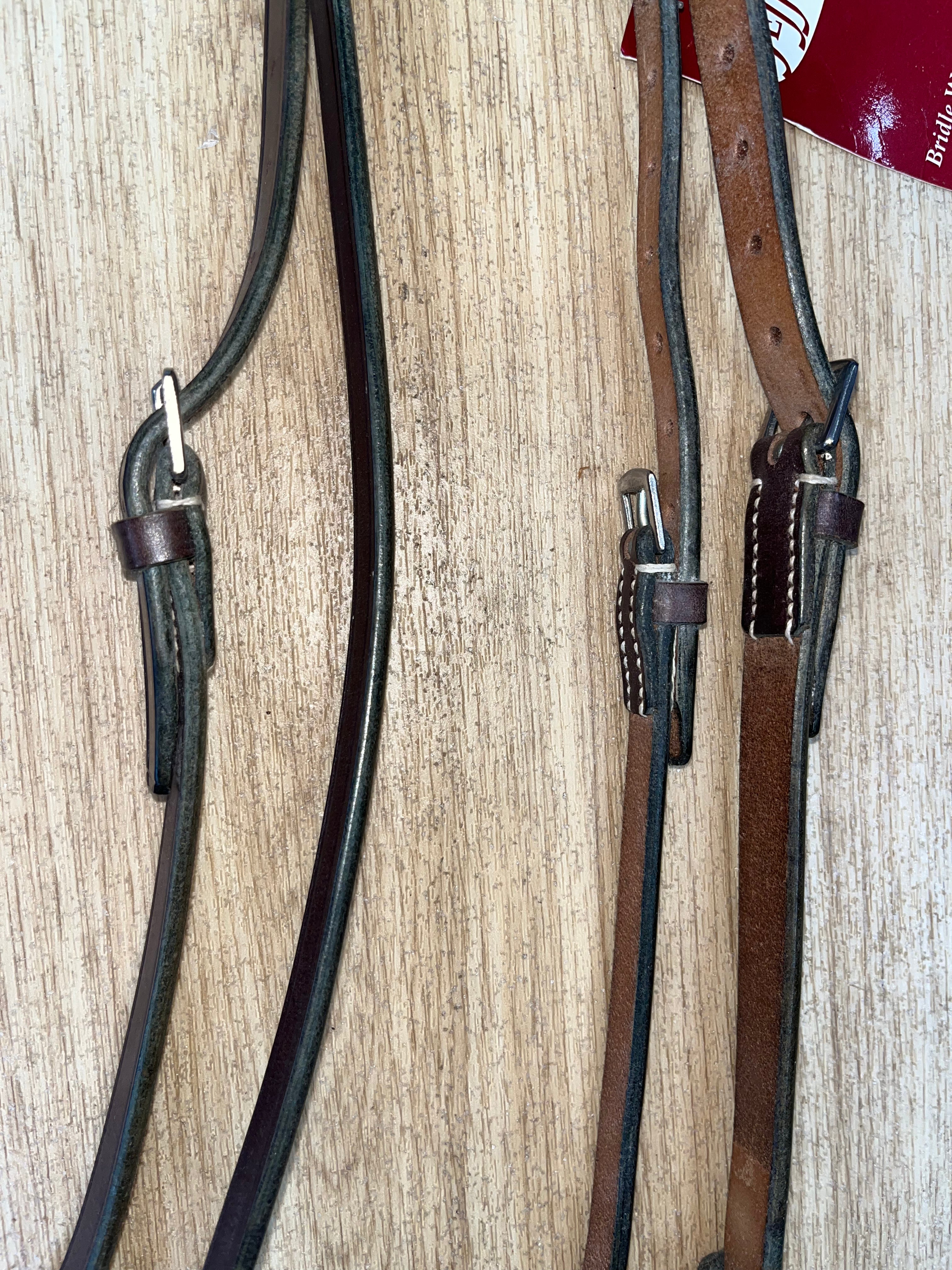 Jeffries Havana Bridle Headstall Cob